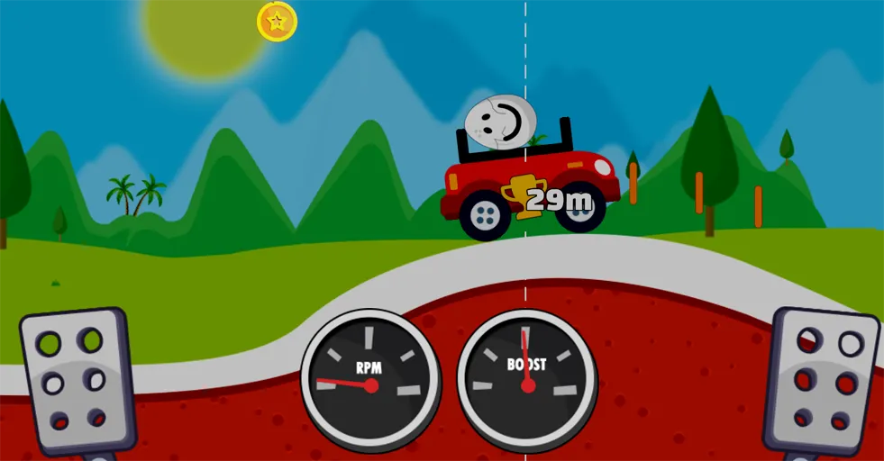 Reading hills and landing angles